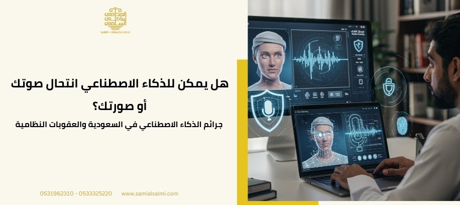 جرائم الذكاء الاصطناعي في السعودية | عقوبة انتحال الشخصية والاحتيال الإلكتروني